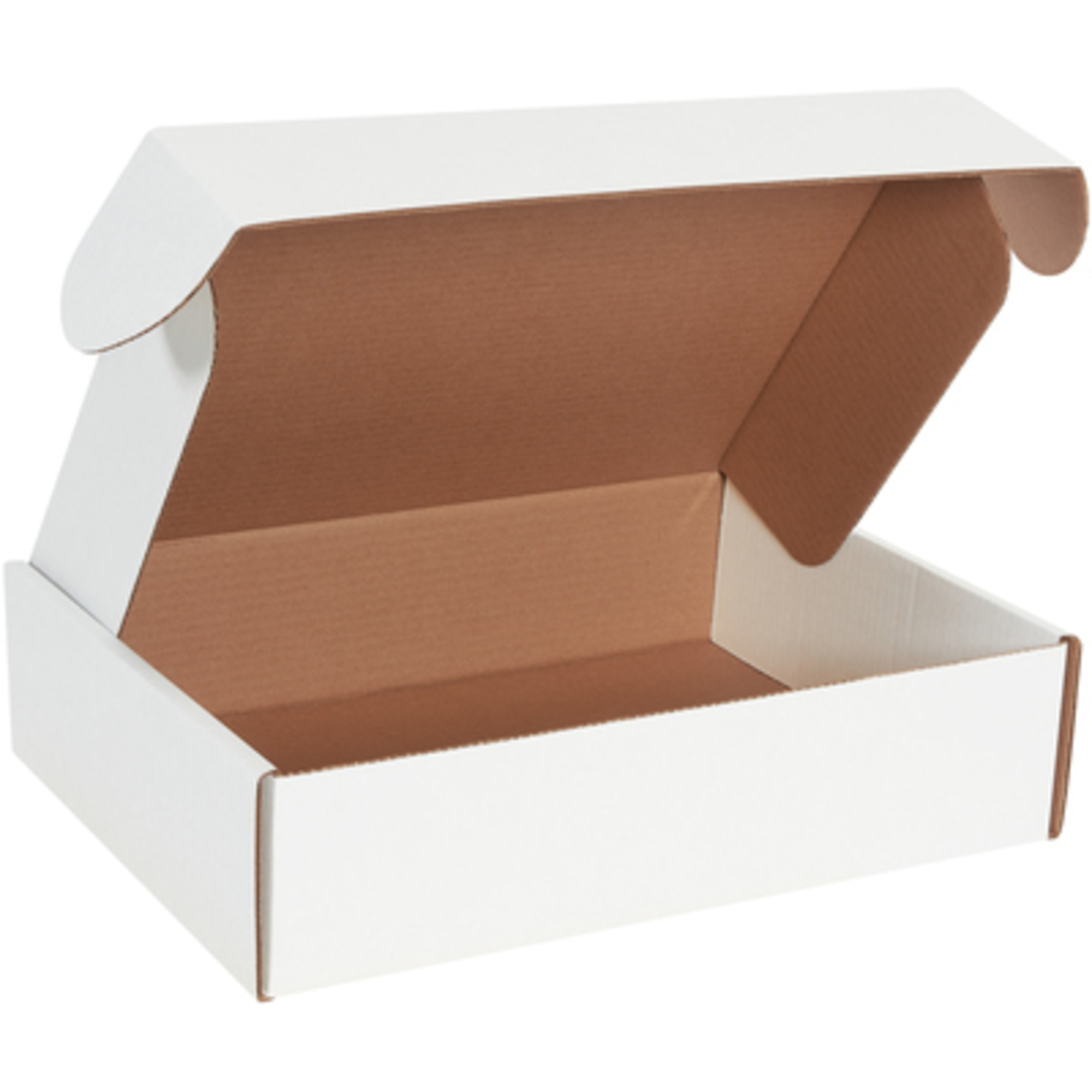 Stock Packaging White Deluxe Mailers — 16in. x 12in. x 4in., 50 Pcs, Model# MFL16124